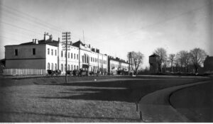 Dworzec kolejowy - widok od strony ulicy 1939-1940